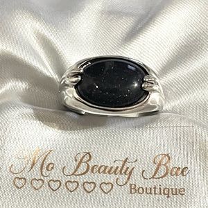 Blue Sandstone Ring